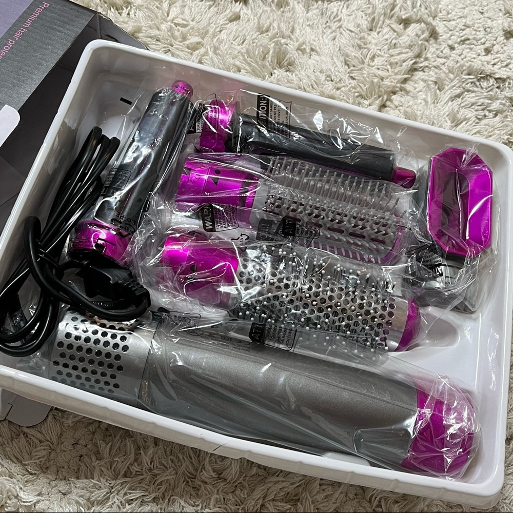 Hot Air Styler 5-in-1 Hair Multi-Tool — Purple - Picture 5 of 7